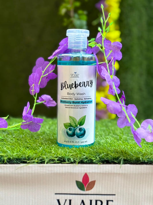 Vlaire Blueberry Body Wash – Blueberry Burst Hydration | 500ml