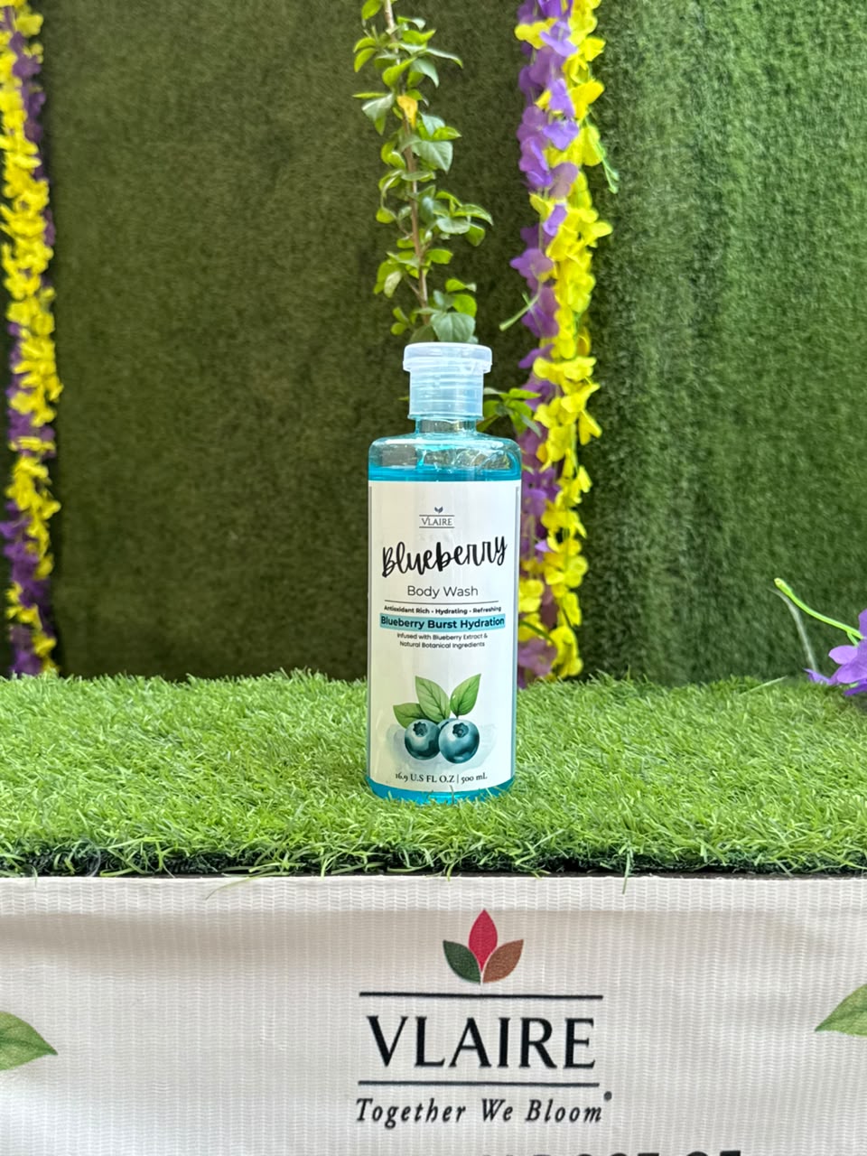 Vlaire Blueberry Body Wash – Blueberry Burst Hydration | 500ml