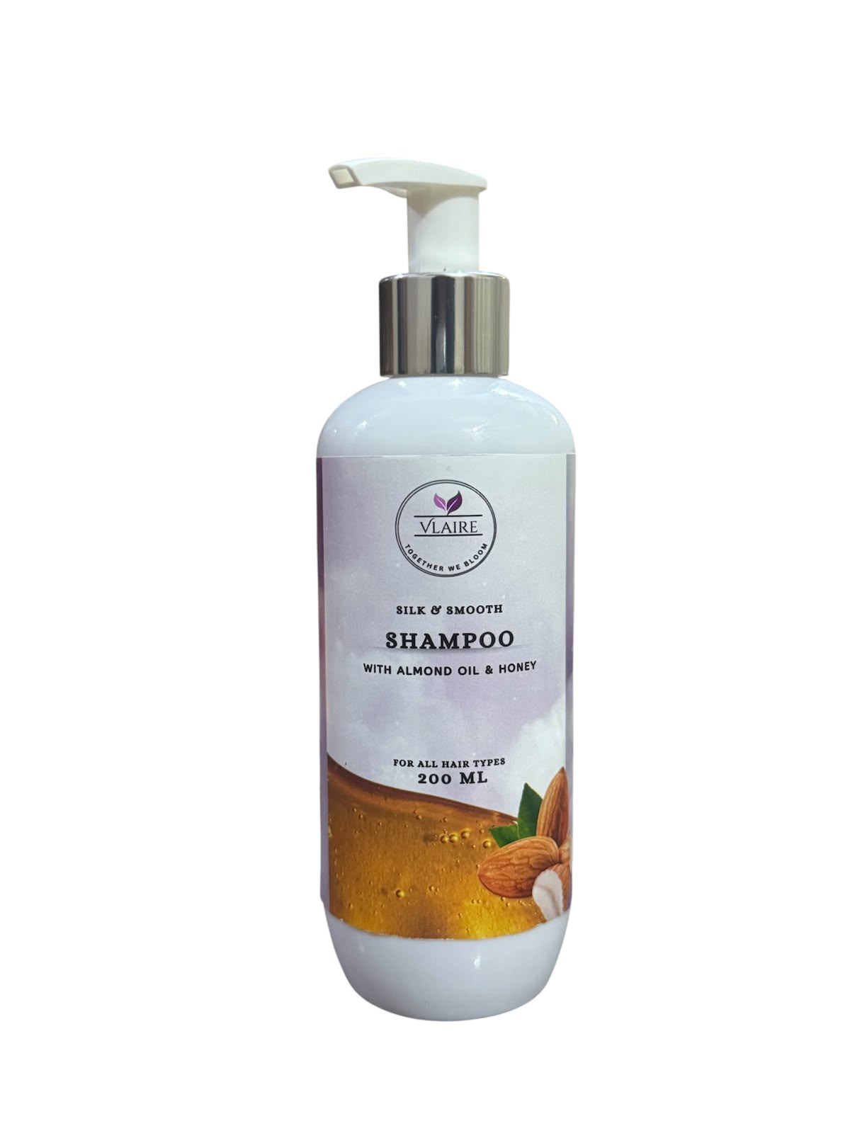 Vlaire Silk & Smooth Shampoo with Almond Oil & Honey | 200ml